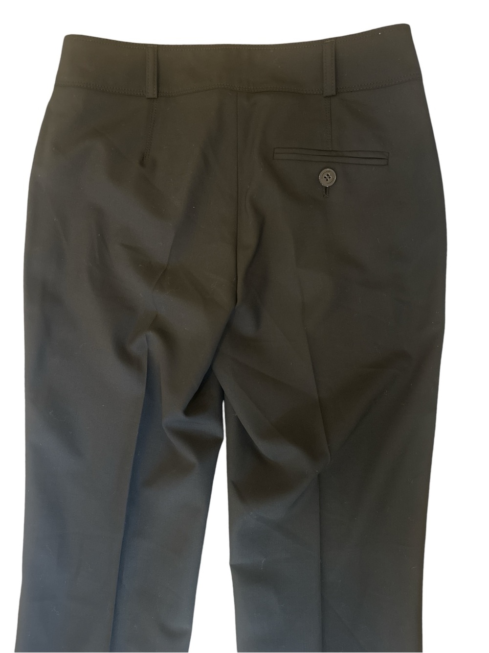 Burberry Black Wool Trousers 4 Lined Flat Front Dress Pant Straight Leg NWT $325 - Picture 10 of 12